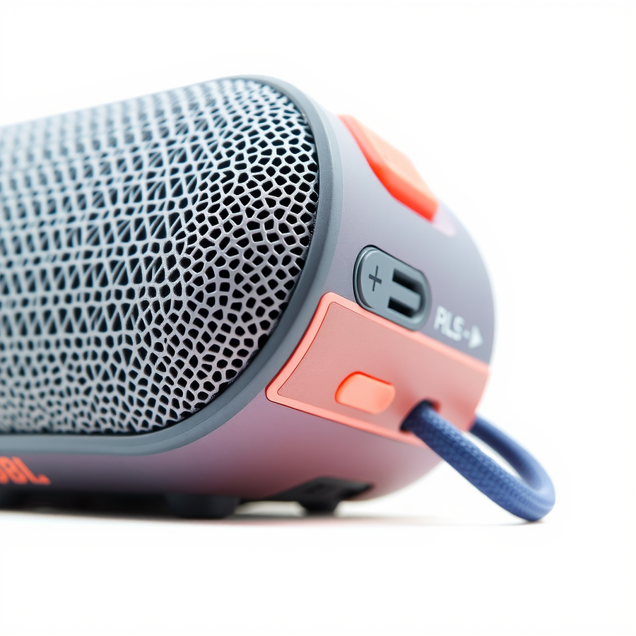 JBL Go 3 detalle controles y puerto USB-C