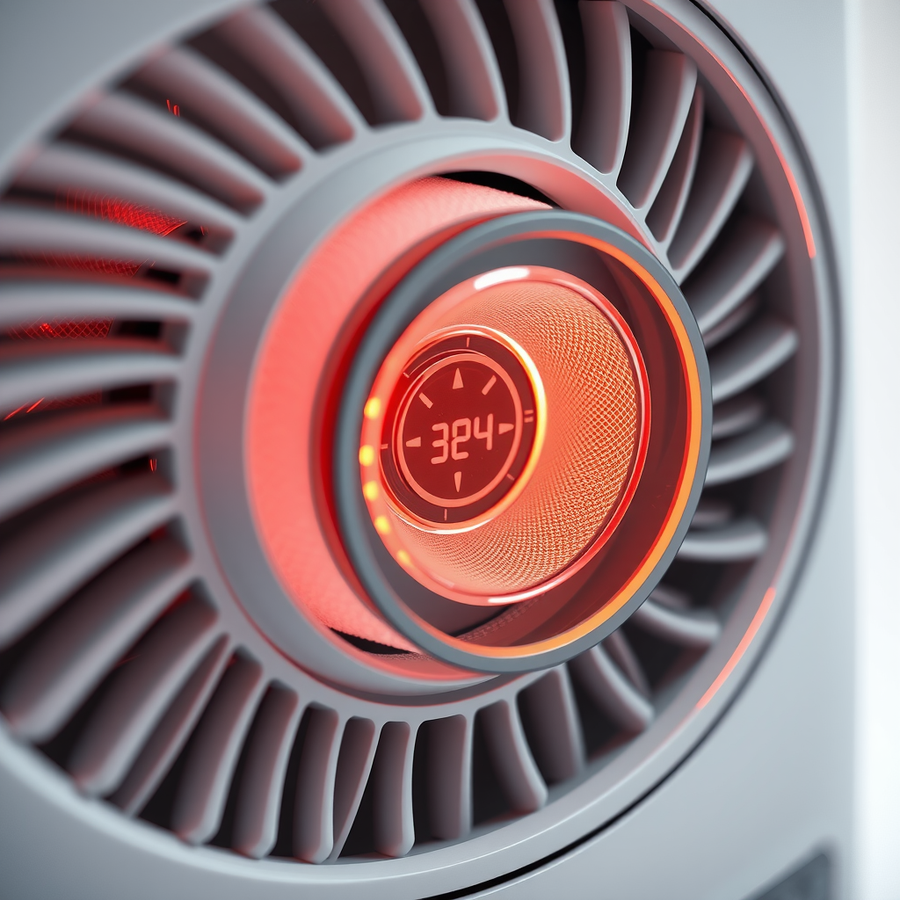 Purificador aire HEPA detalle filtro HEPA panel control modos velocidad indicador PM2.5