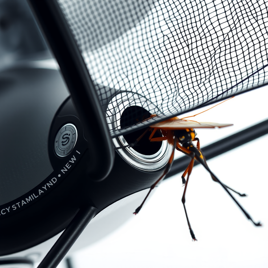 Detalle controles Biogents BG-HOME trampa mosquitos